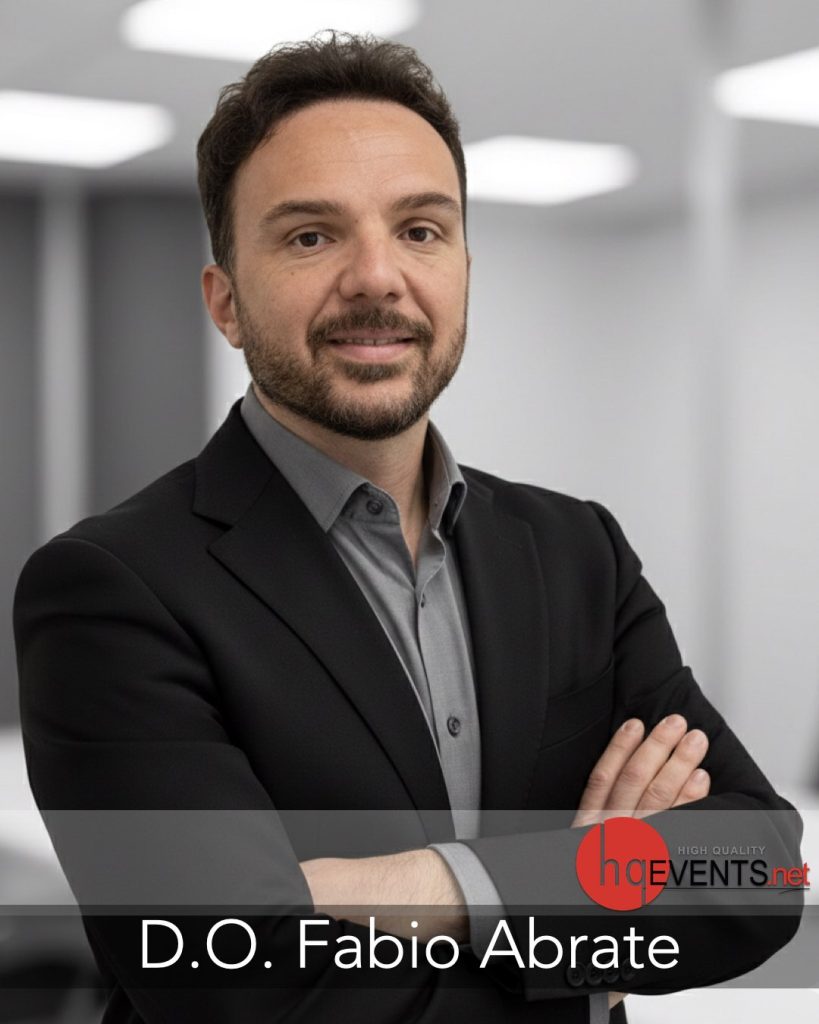 Fabio Abrate - Osteopata e Ideatore metodo The Osteopathic Tinnitus Philosophy ciclo didattico gestito da High QUality Events - HQEvents.net