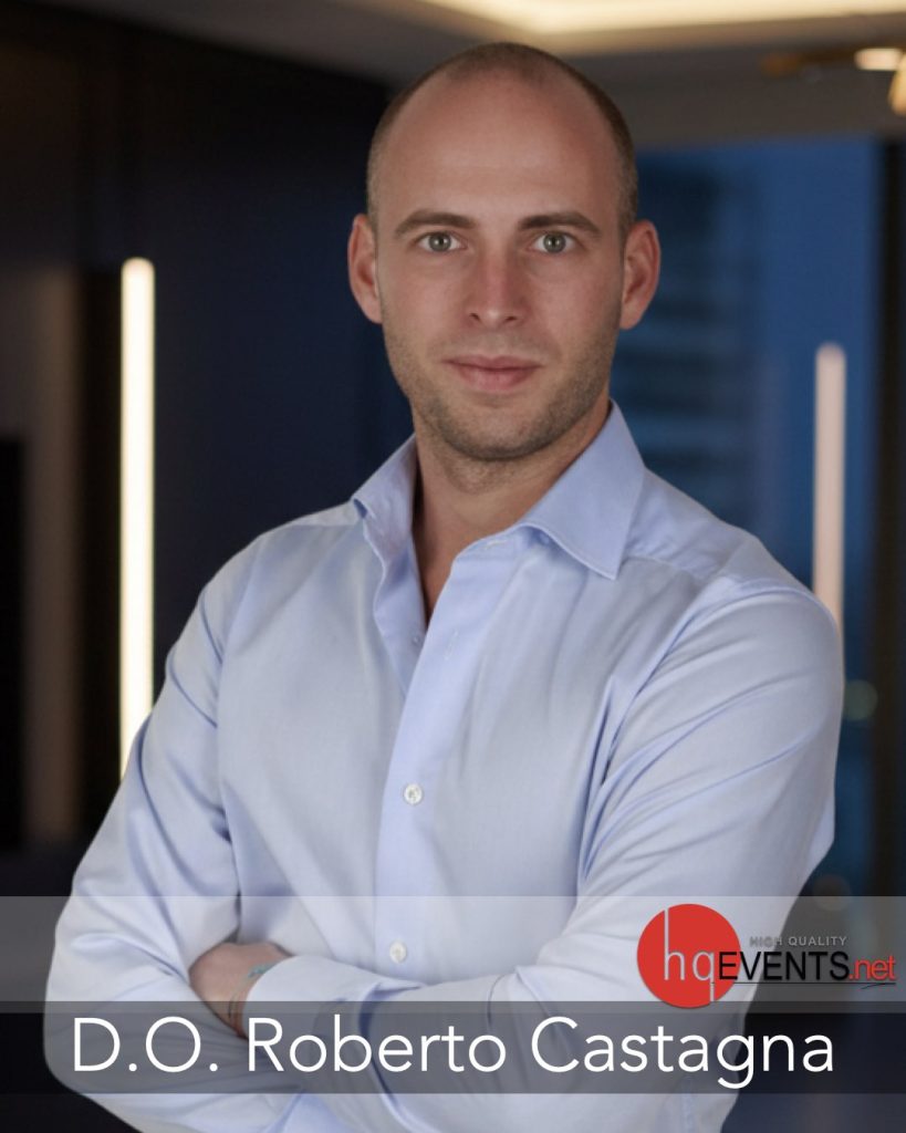 Roberto Castagna Osteopata D.O. e Fisioterapista - Docente nel ciclo didattico The Osteopathic Tinnitus Philosophy - con il D.O. Fabio Abrate - Evento gestito da High Quality Events - HQEvents.net