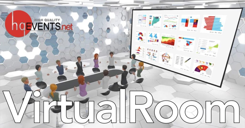 Servizio Virtual Room di High Quality Events - HQEvents.net: piattaforma professionale per webinar, congressi digitali e formazione medica a distanza