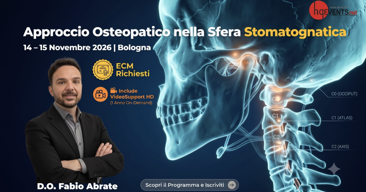 Corso Approccio Osteopatico nella Sfera Stomatognatica